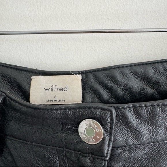 Aritzia Wilfred | Melina Vegan Leather Pants ~ US 8 - Picture 7 of 8